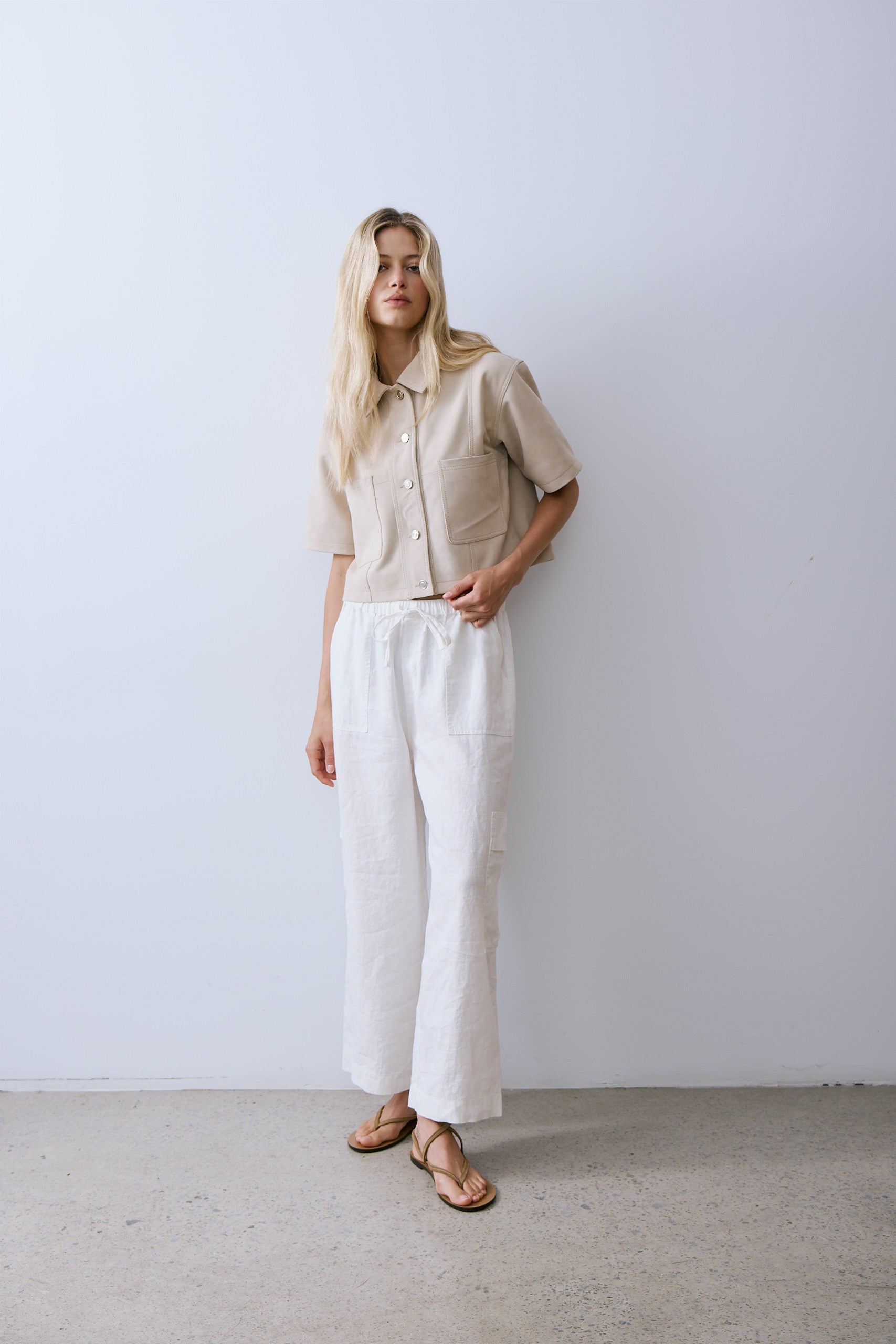 TONIO PANT-Off white