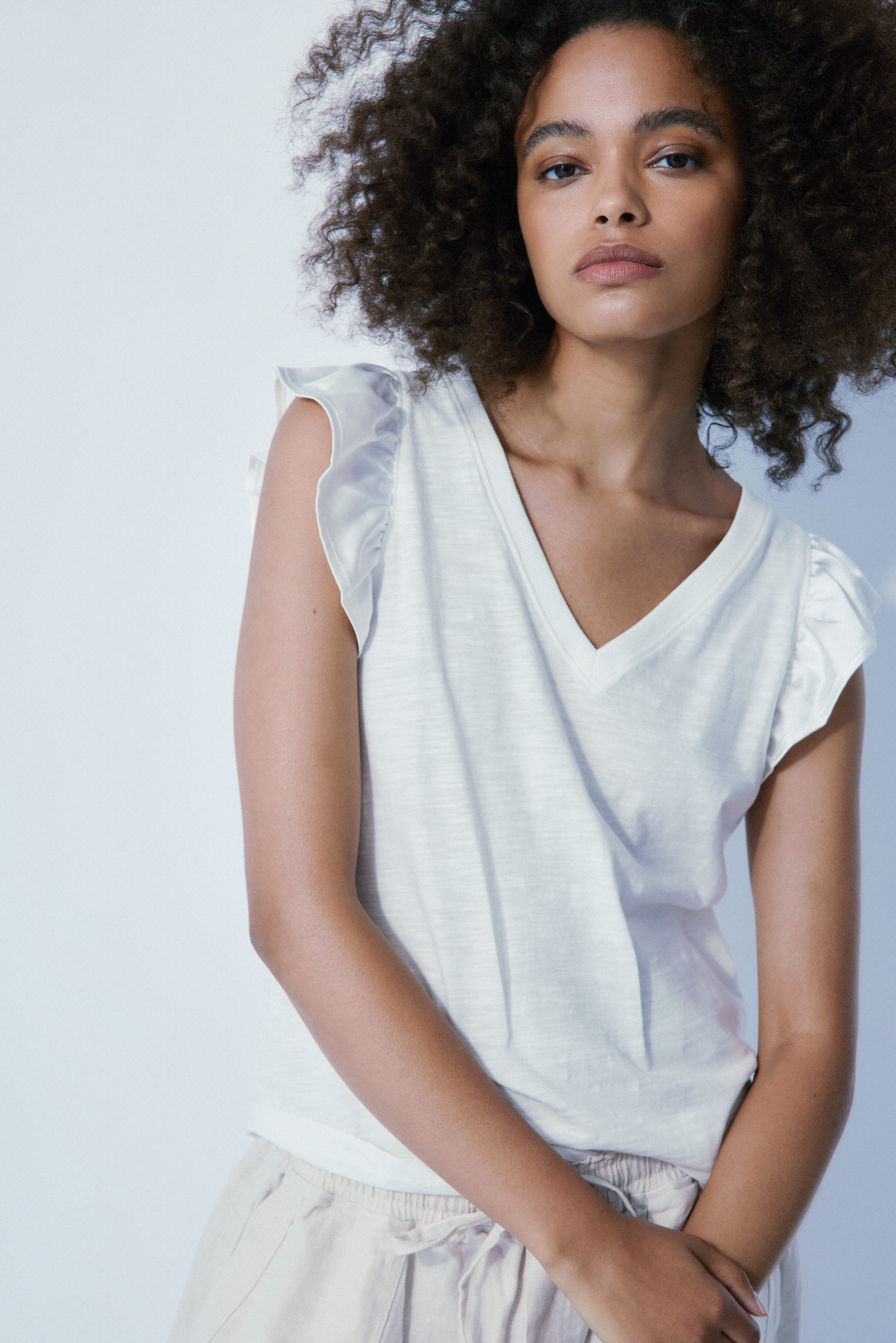 VALENCE TOP-Offwhite