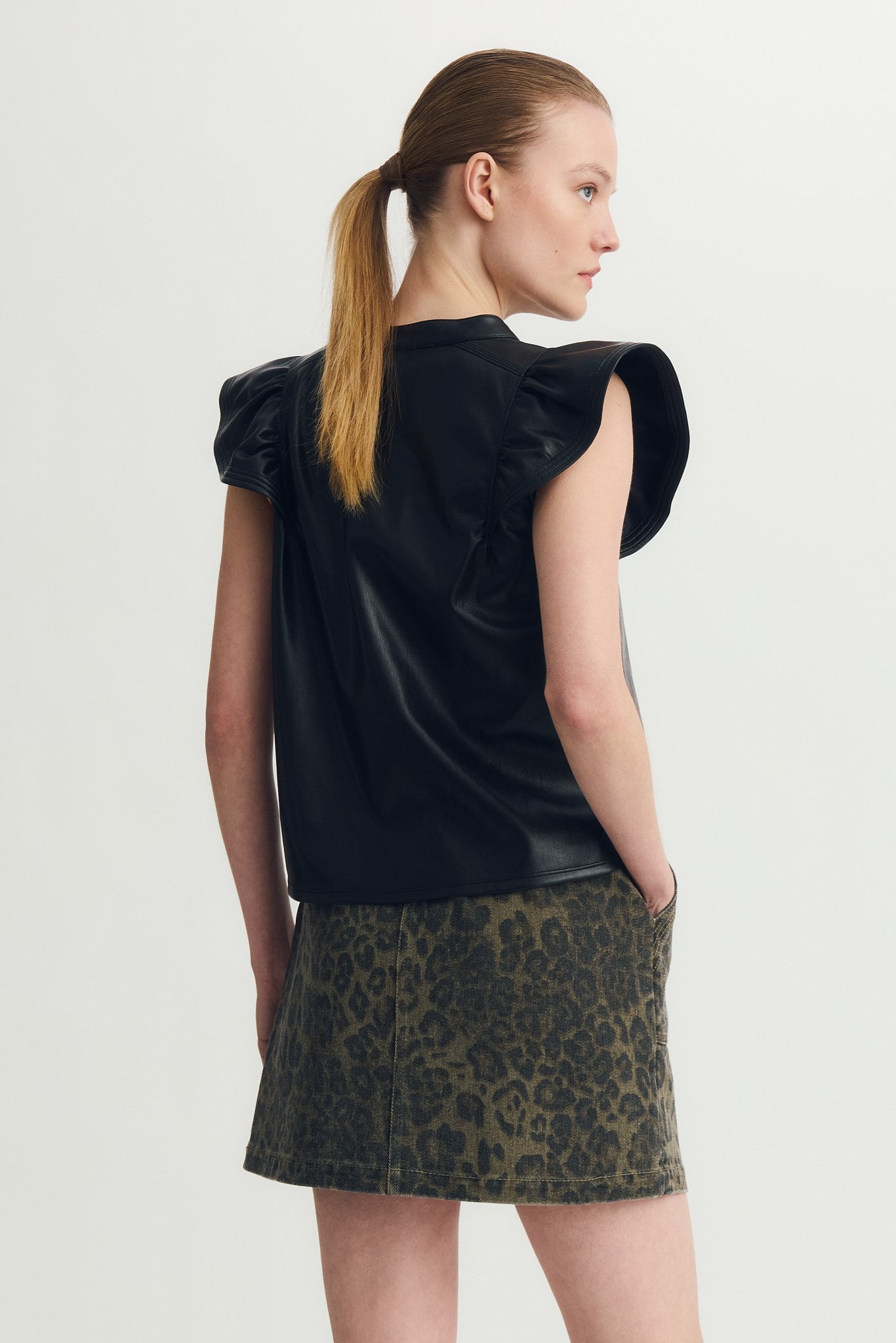 VENORA TOP - Noir