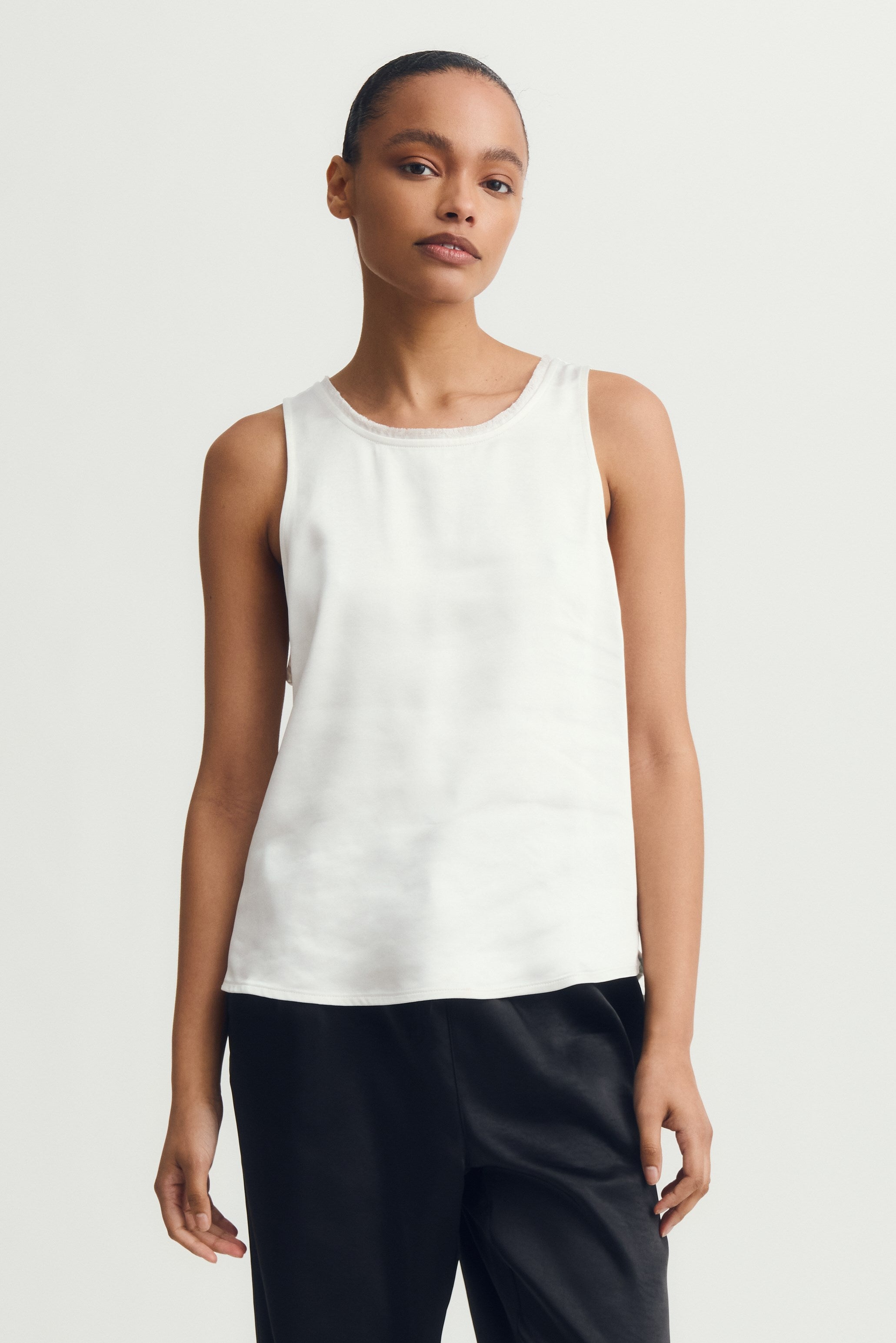 VITA TANK TOP-Off white