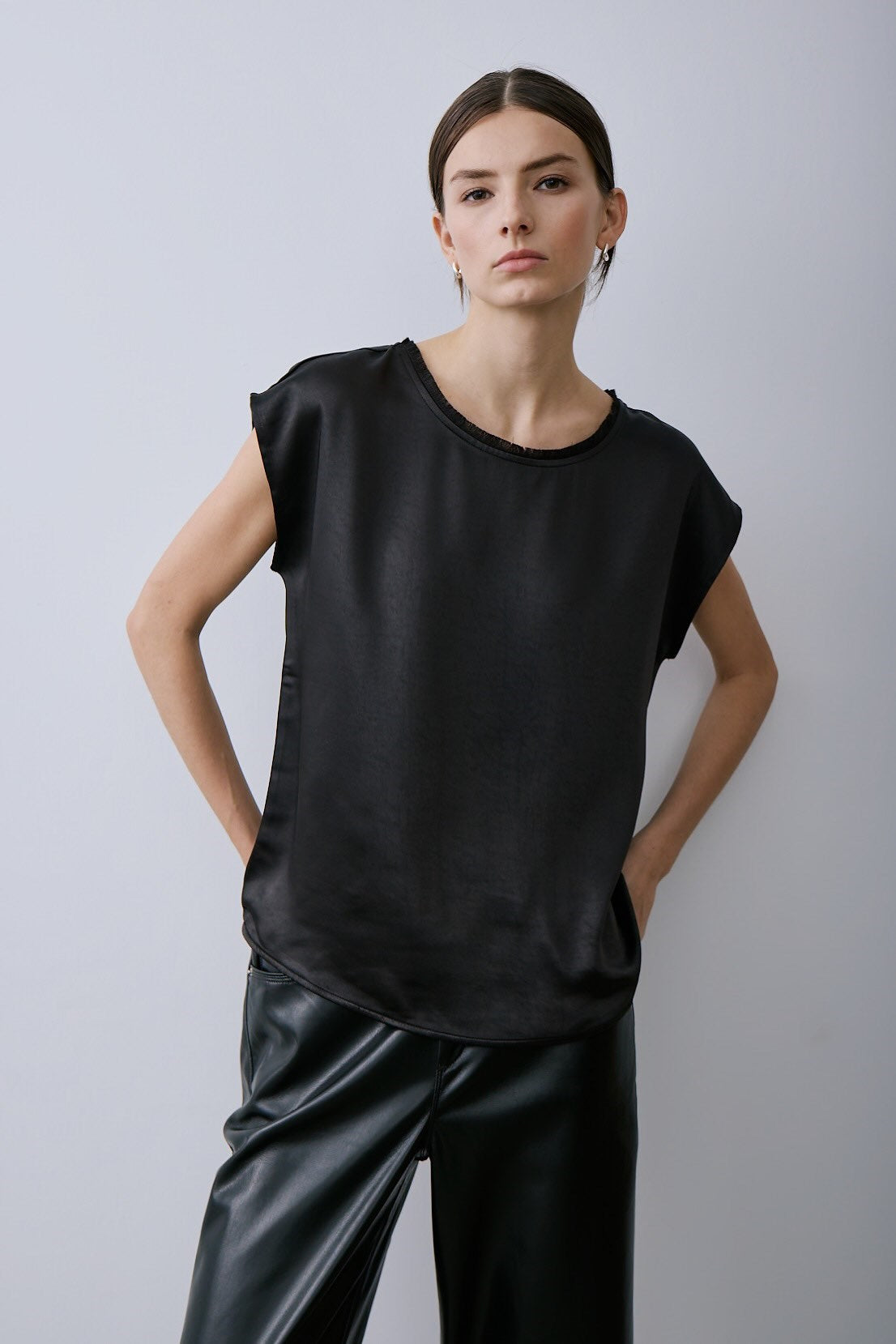 WILLOW TOP - Noir