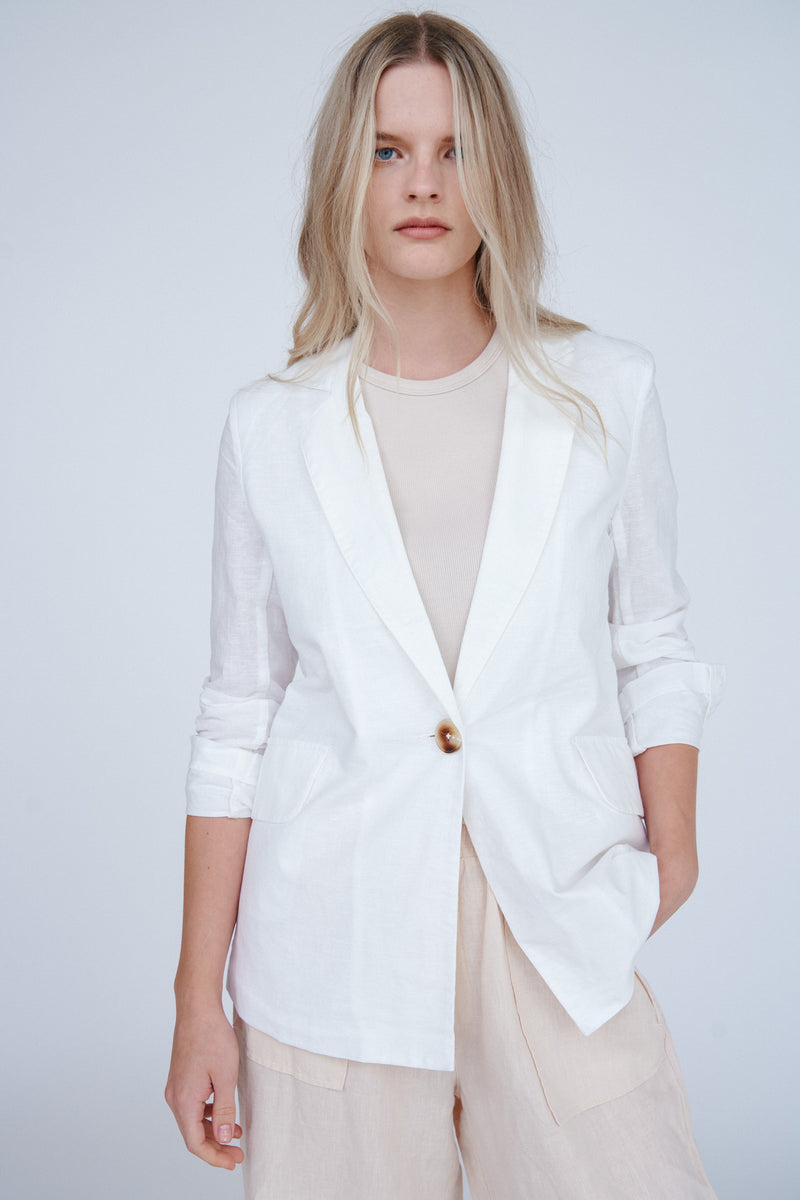 Elliat linen jacket off white