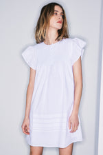Beverly white cotton dress