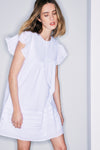 Beverly white cotton dress