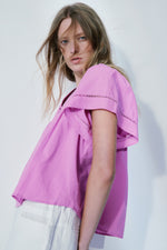 Emily fiji violet cotton blouse