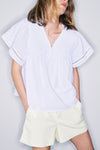 Emily white cotton blouse