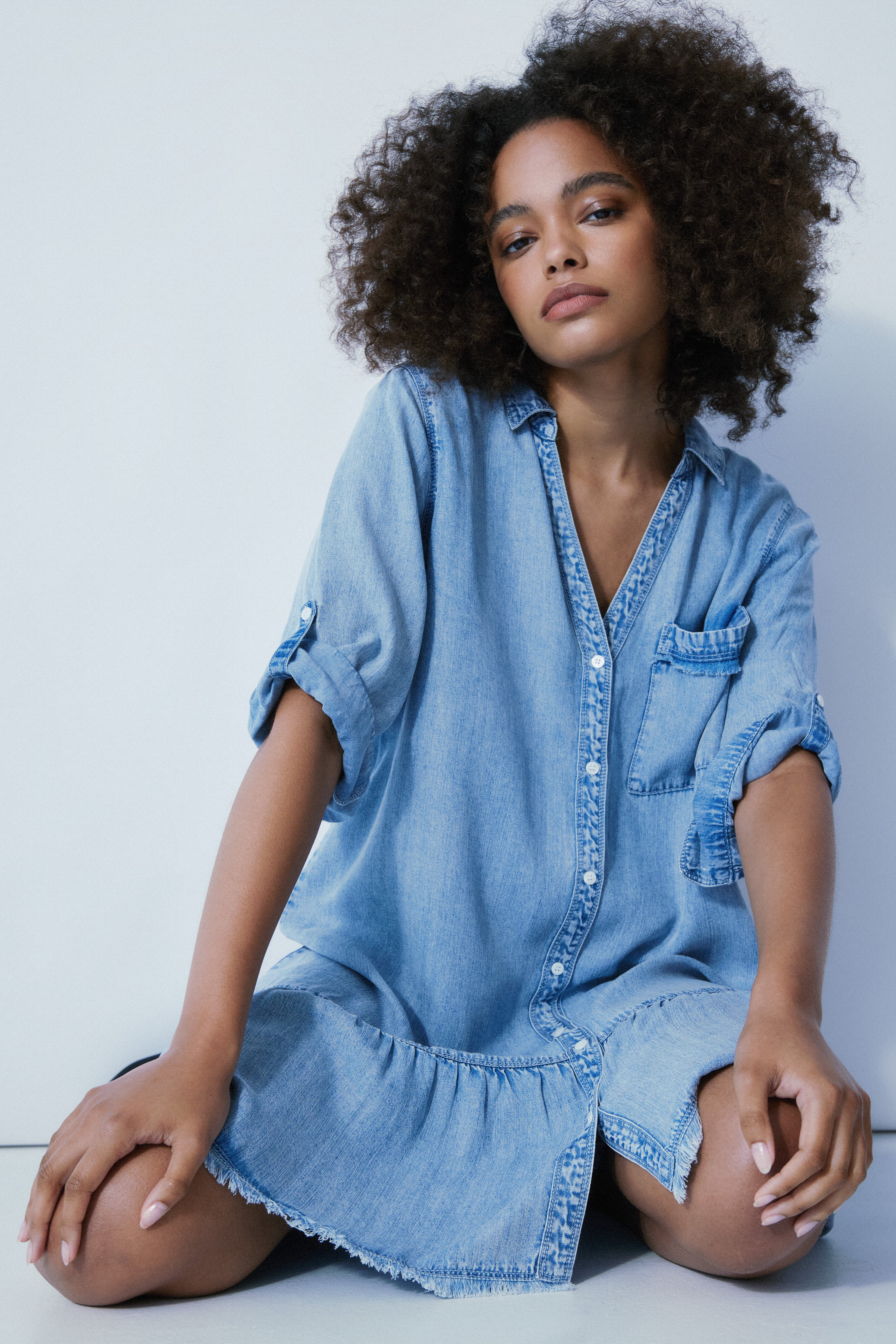 Percy denim dress