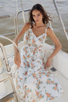 Ramy off white floral dress