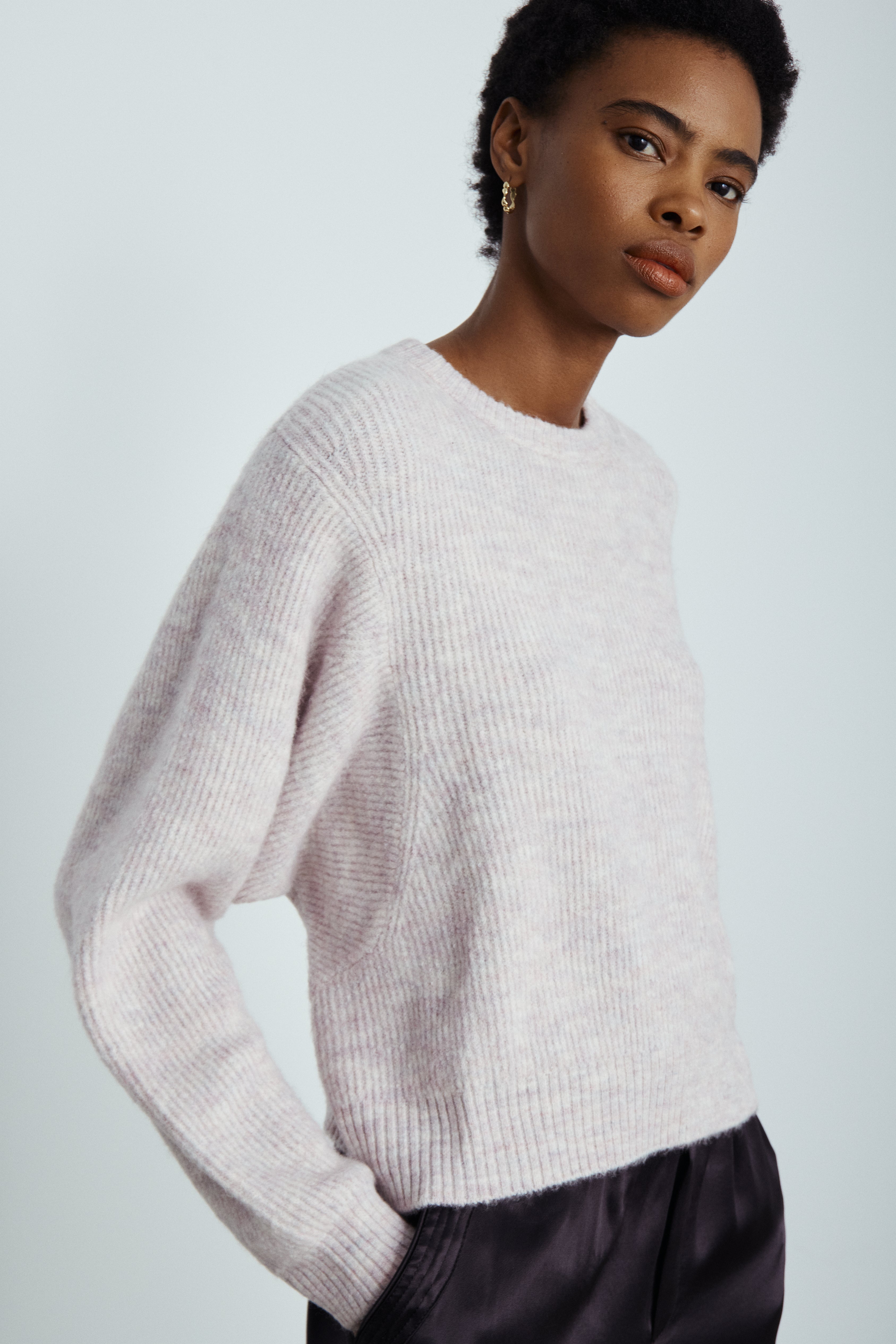 Sigrid heather orchid sweater