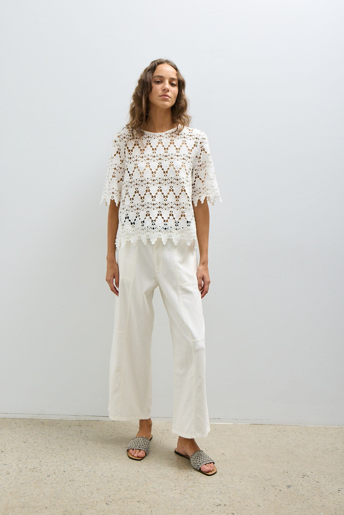 AMANDA TOP-Off white