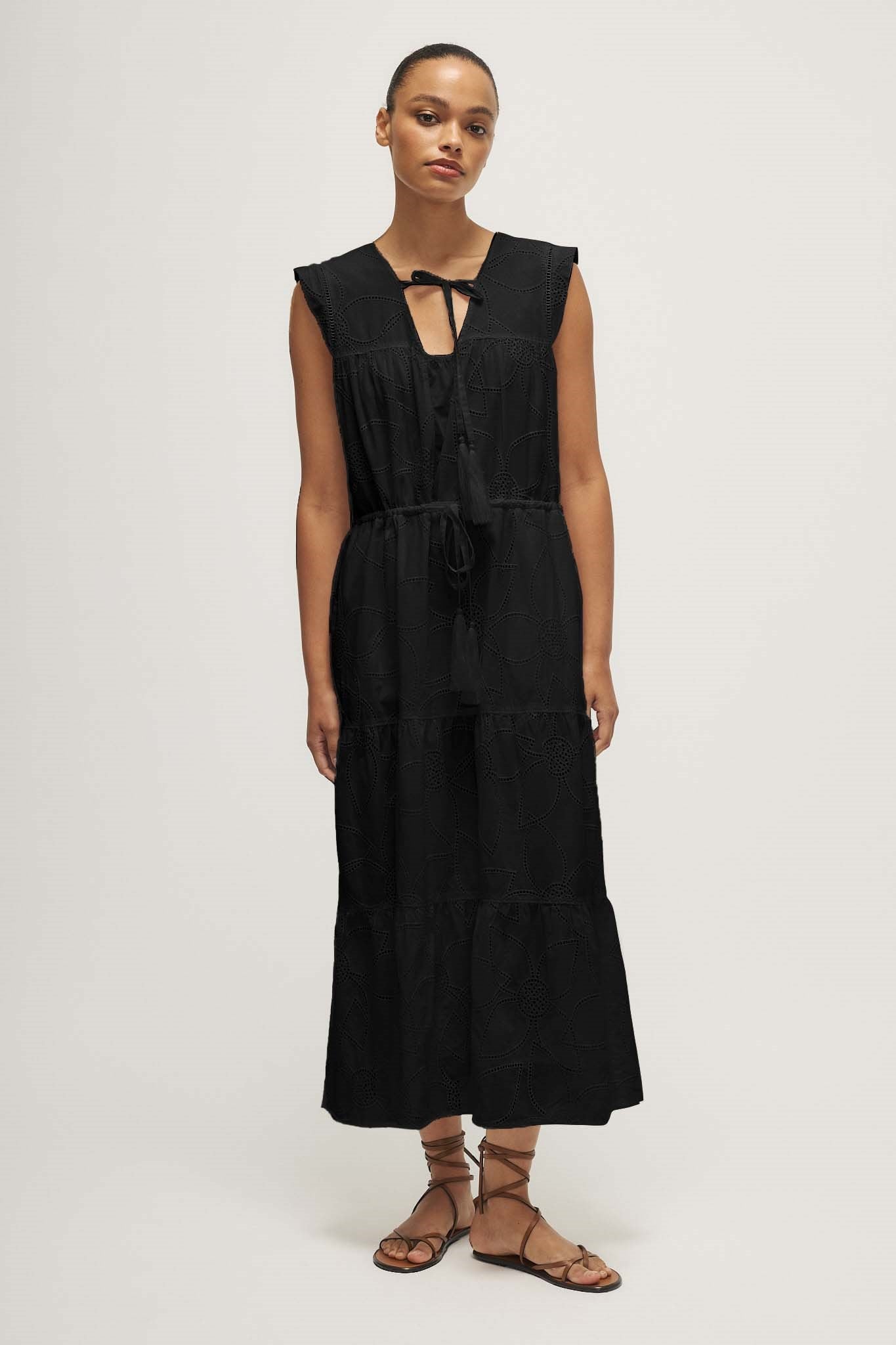 ANALYNE ROBE-Noir
