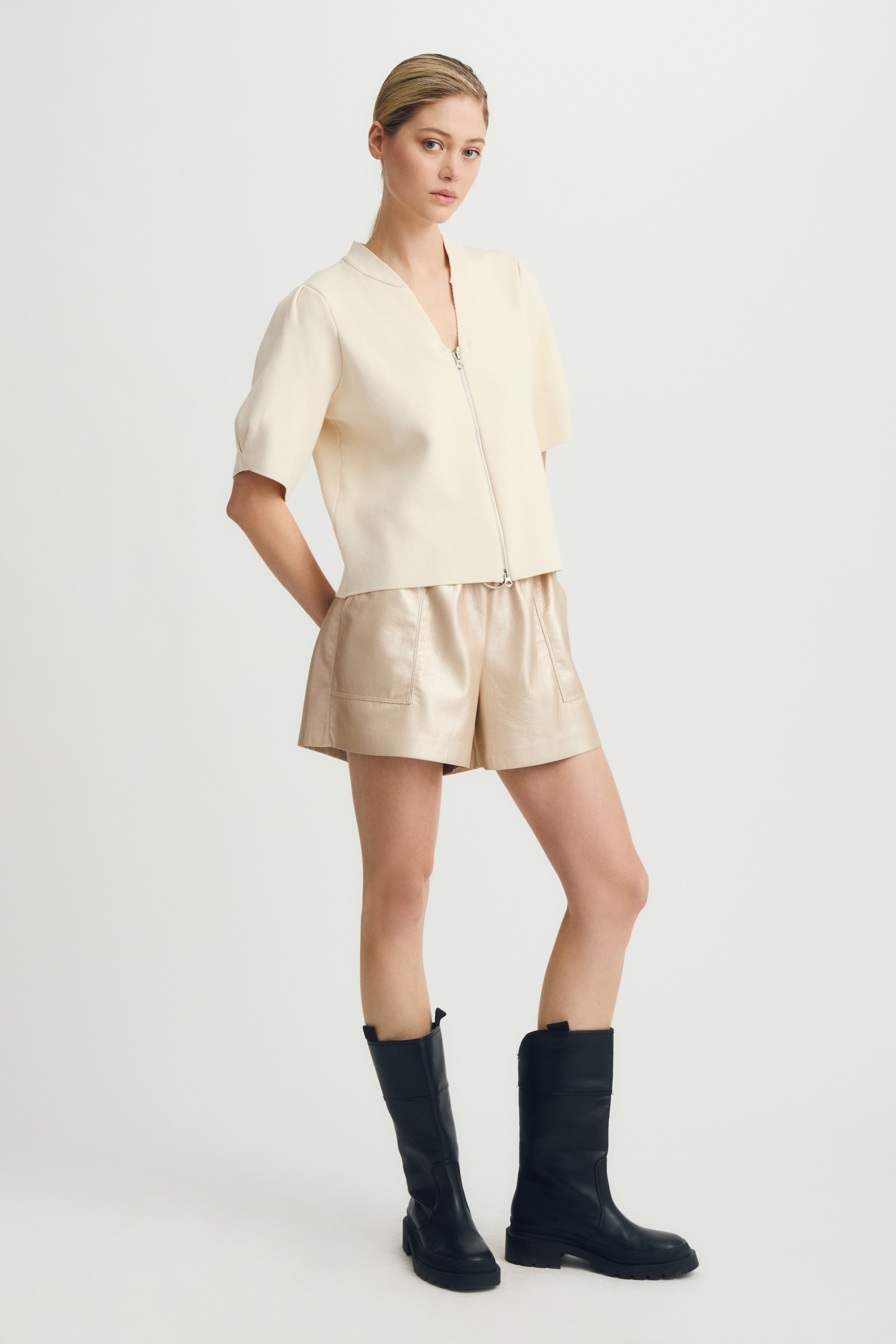 AUDE SWEATER-Cream