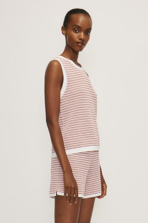 BRUCE TANK TOP-Purple / brown