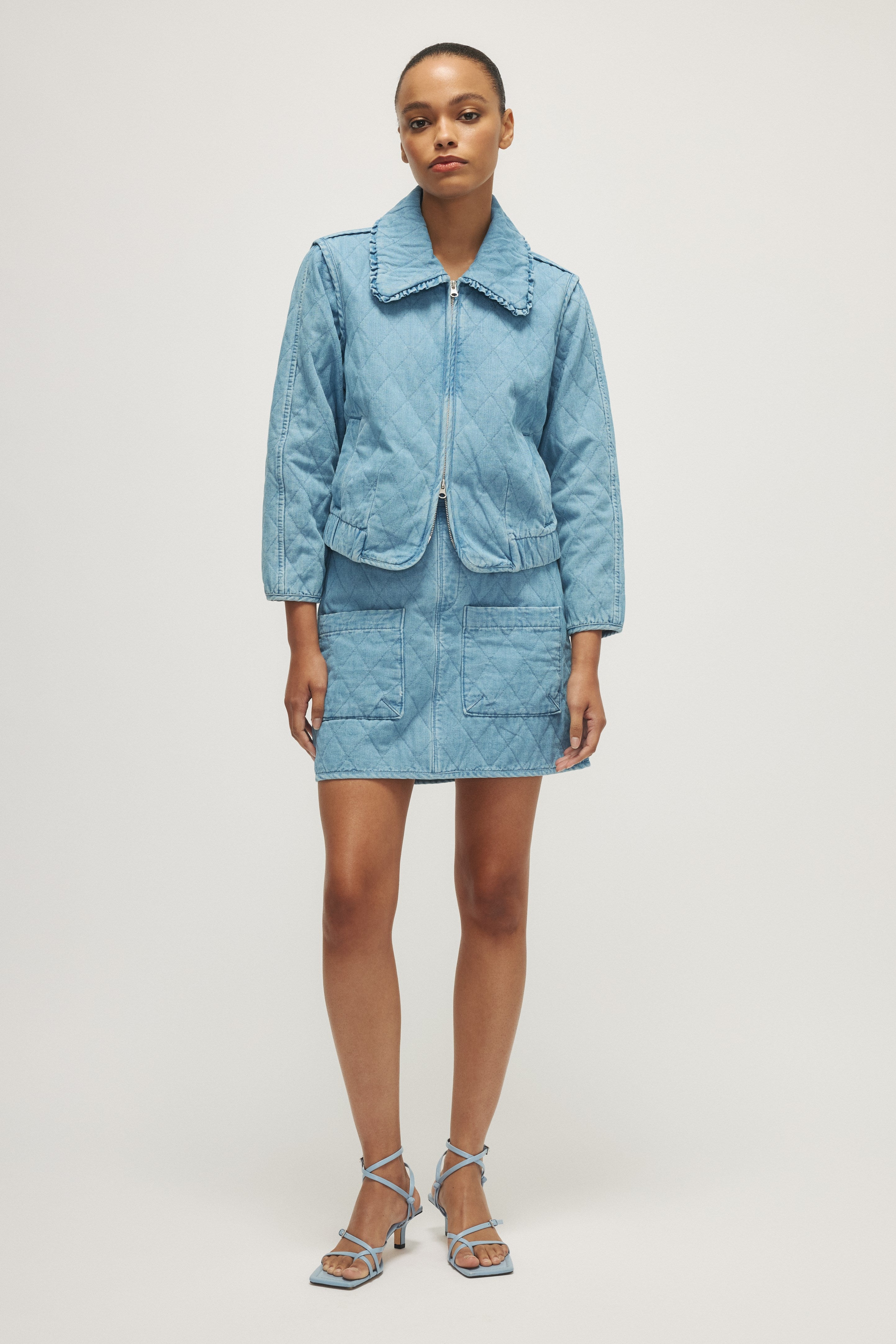 CALLI JACKET-Light blue