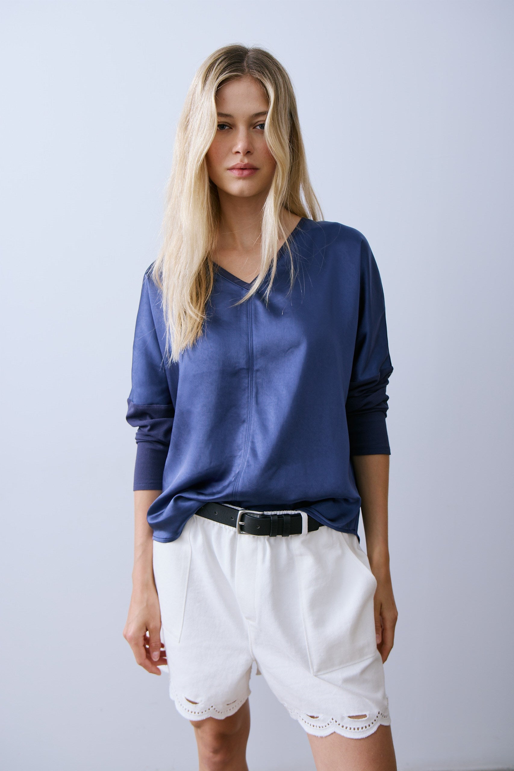 CINDY TOP-Navy