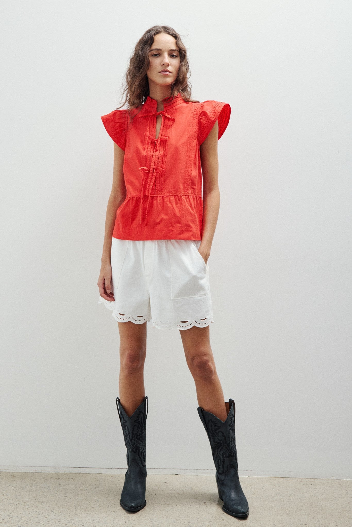 CRISSY BLOUSE-Orange
