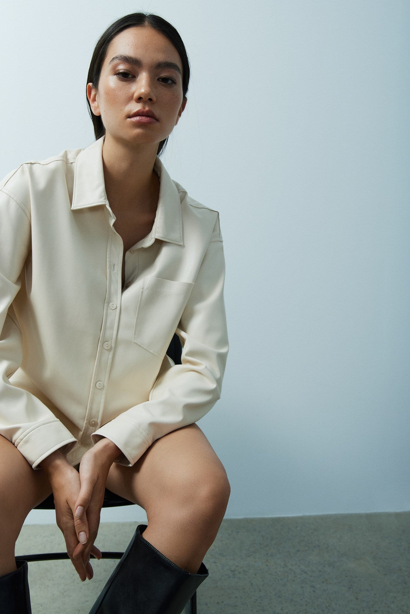 DRIANE SHIRT-Crème