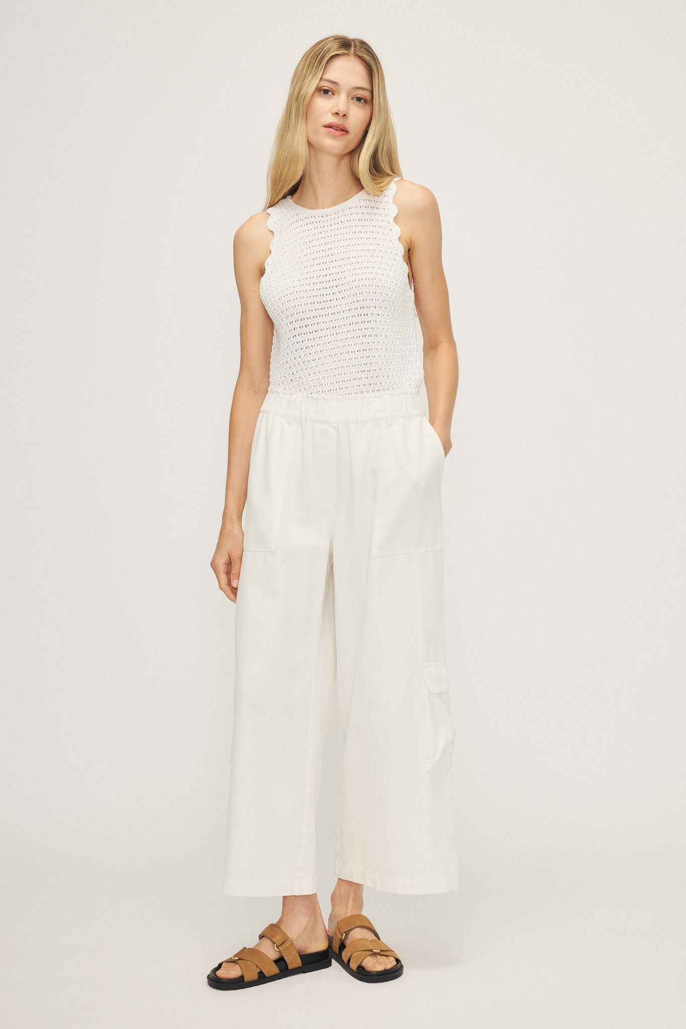 GALEA PANT - Blanc cassé