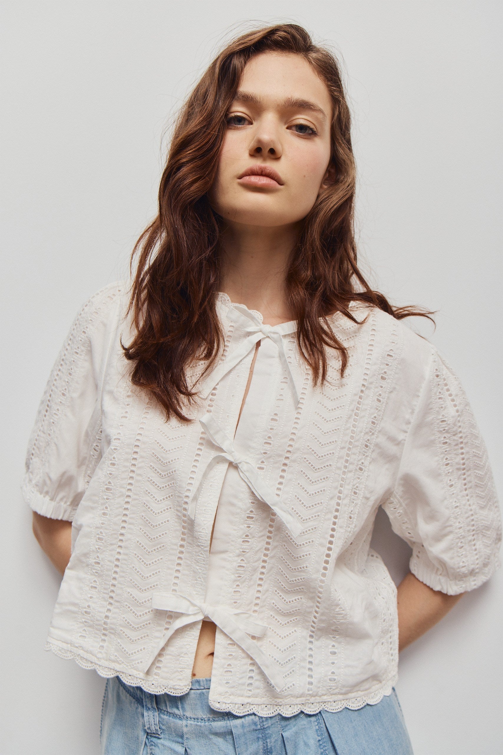 GIANA BLOUSE - Blanc cassé