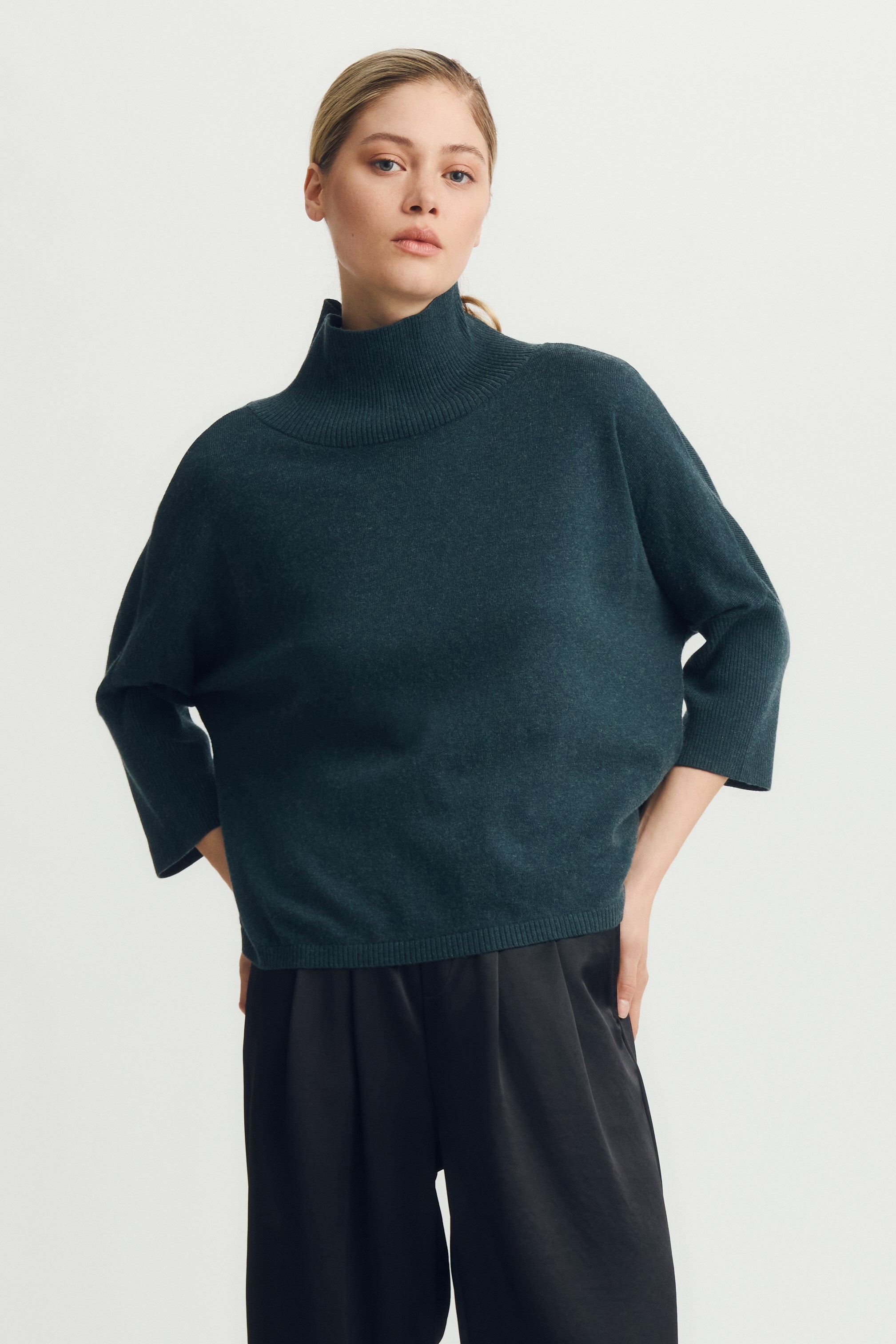 HUGO SWEATER-Dk teal