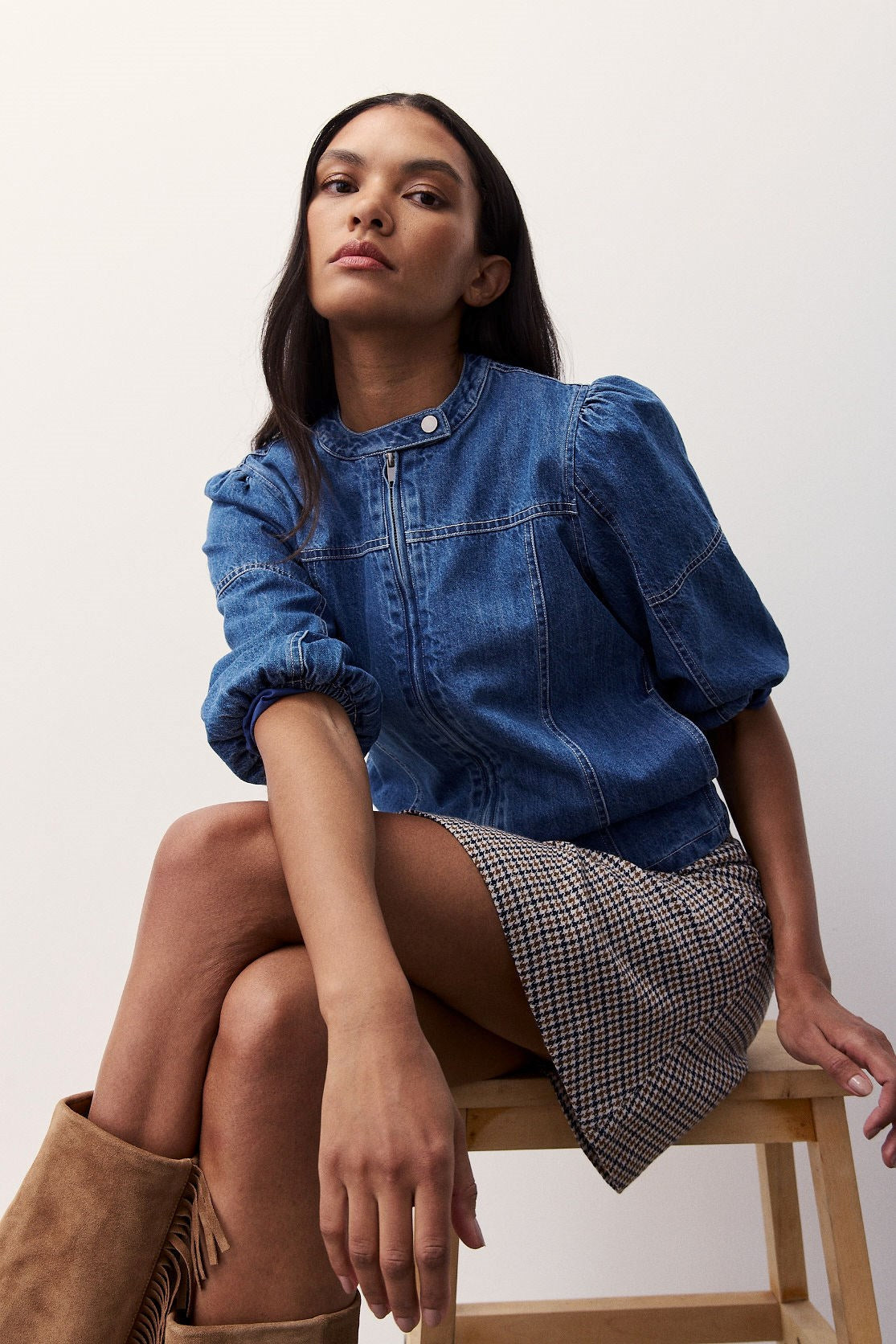 JOHANA-Medium denim blue