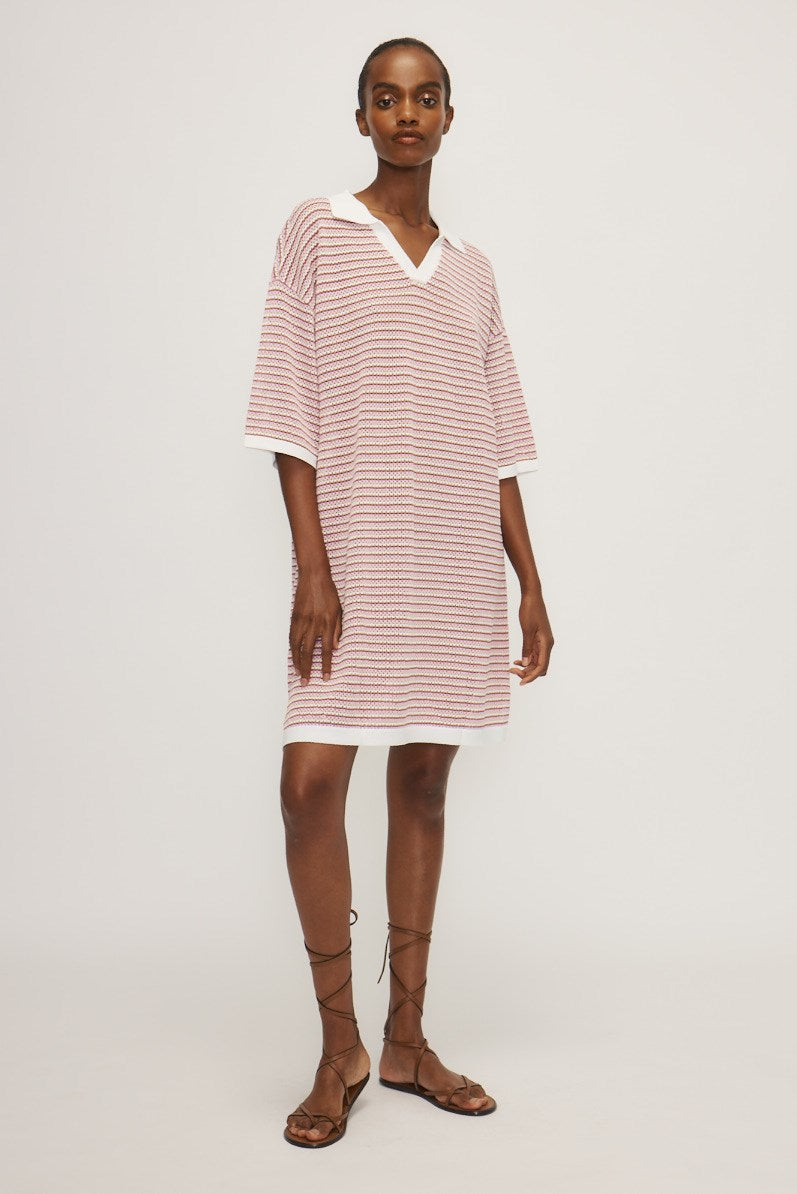 JORA ROBE - Violet / Marron
