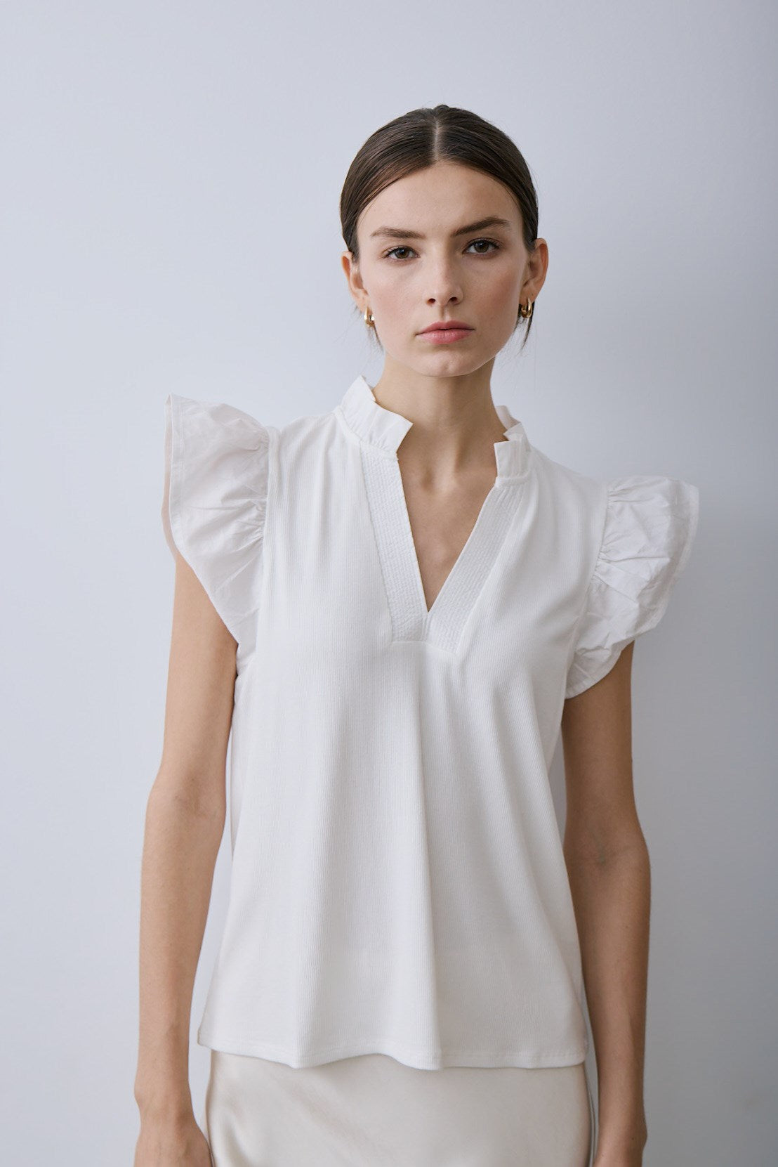 KANSAS TOP-Off white