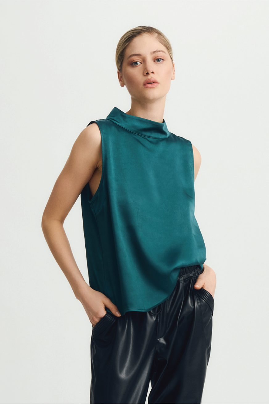 LESLIE TOP - Mer profonde
