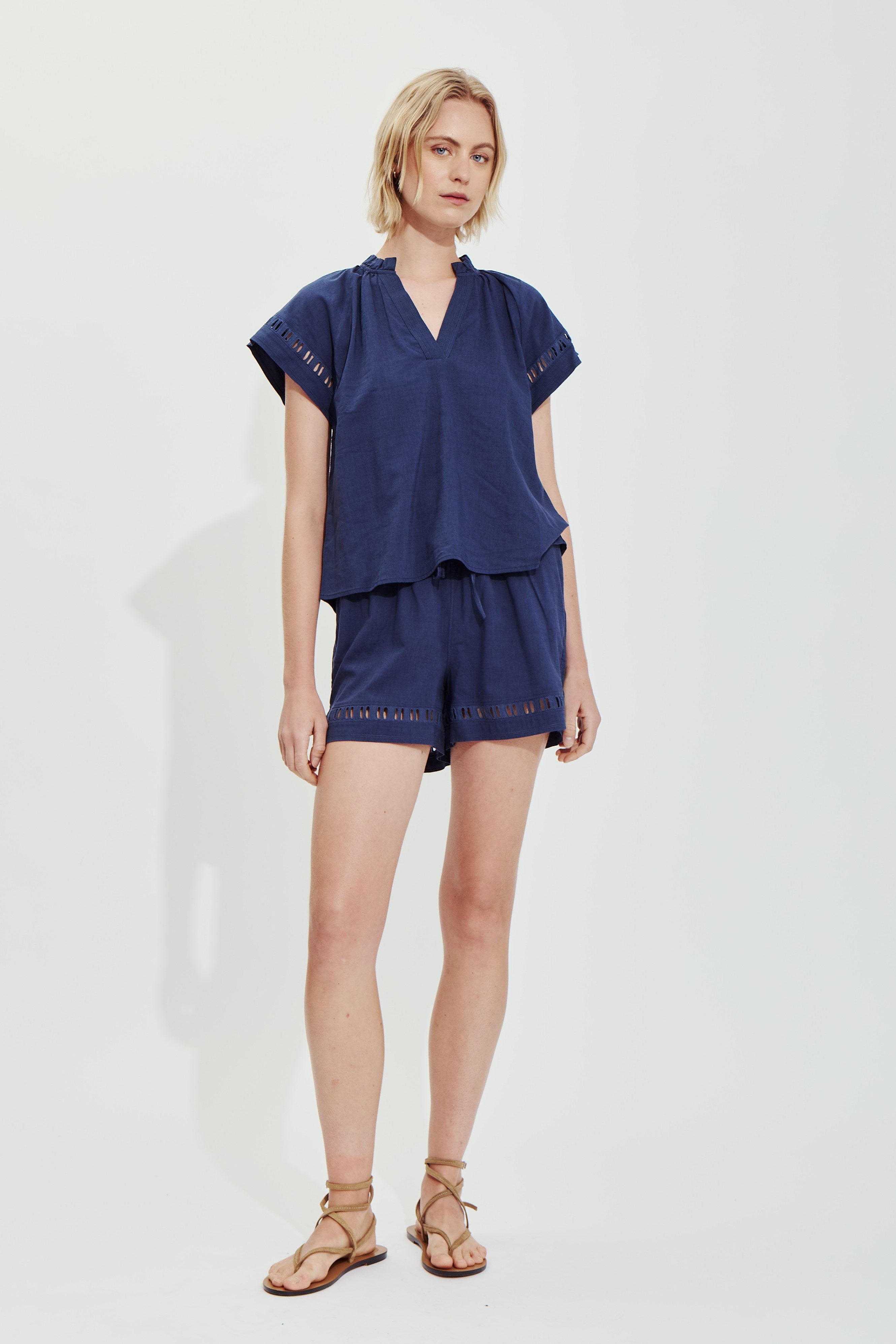 MADELYA Blouse-Bleu marine