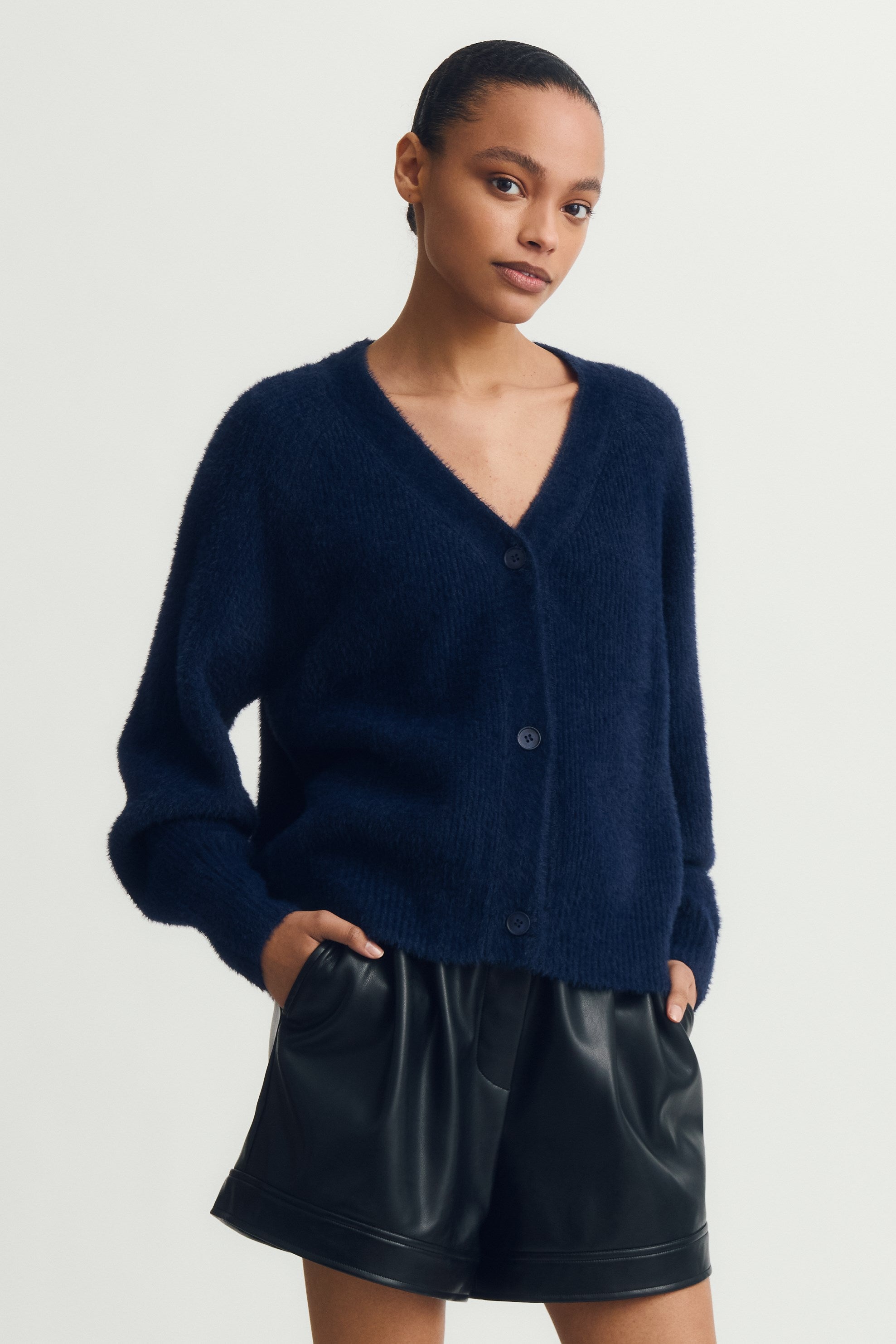 MAUD CARDIGAN - Bleu marine foncé