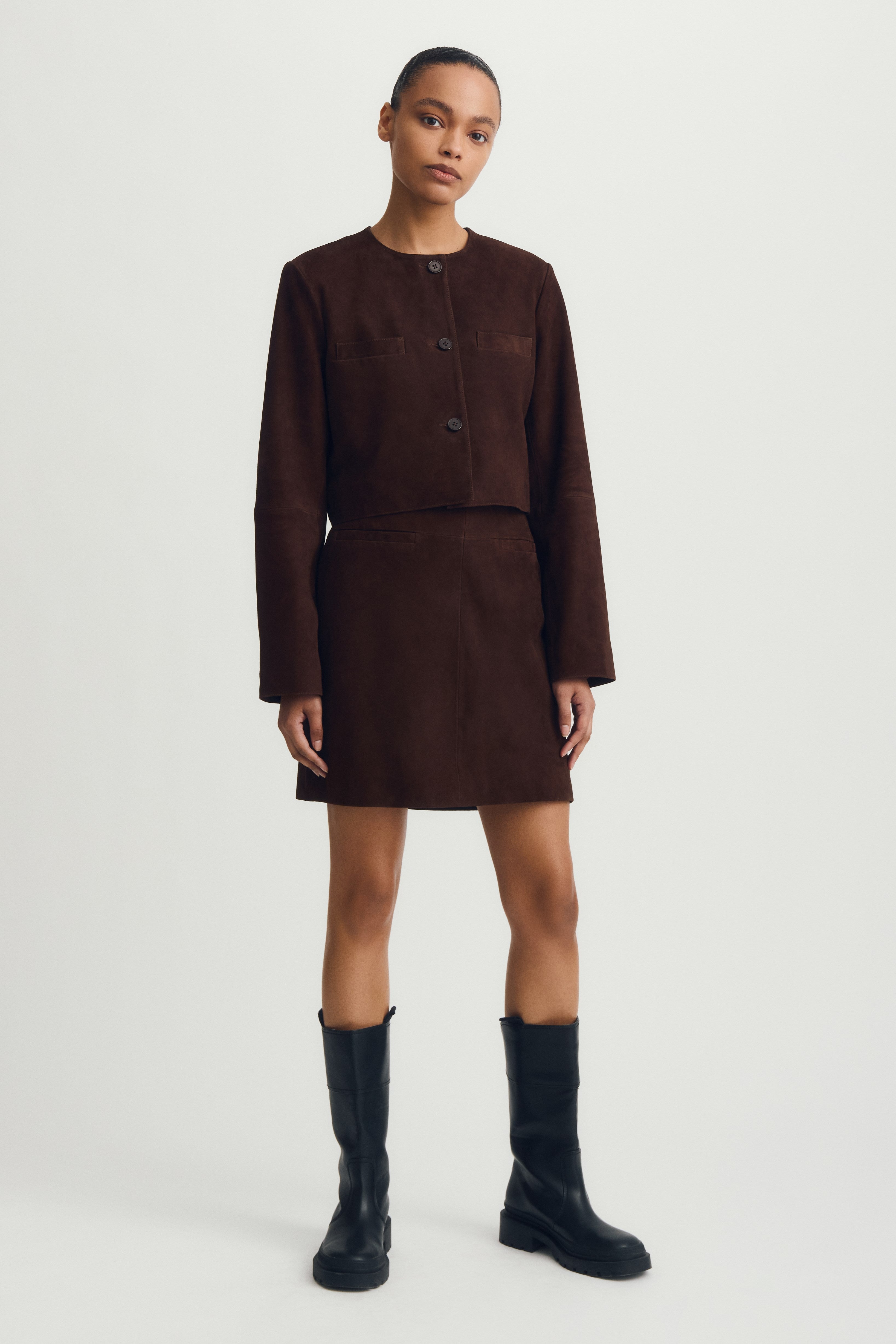 MORISSA SKIRT-Brown