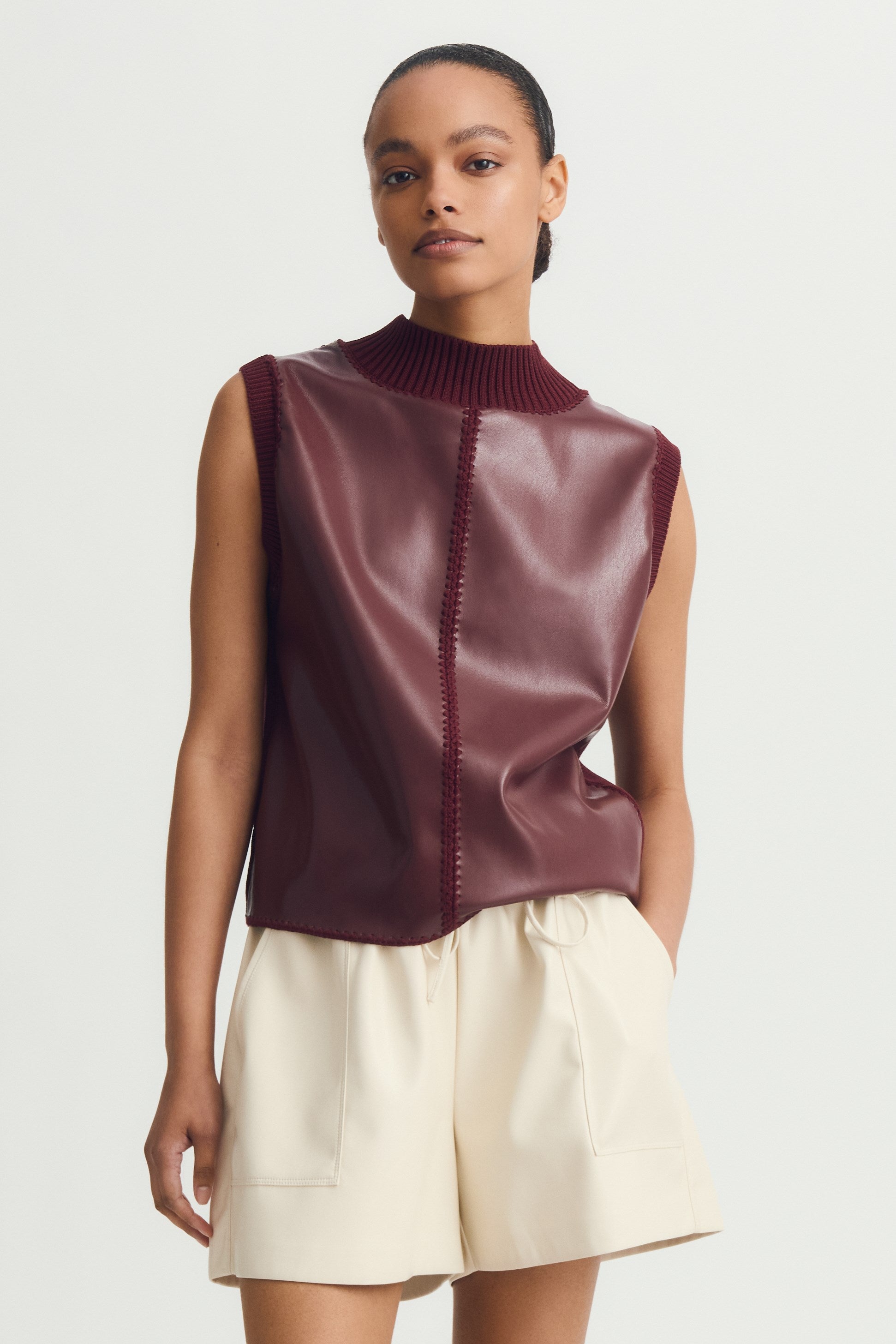 NICO TOP-Dk burgundy