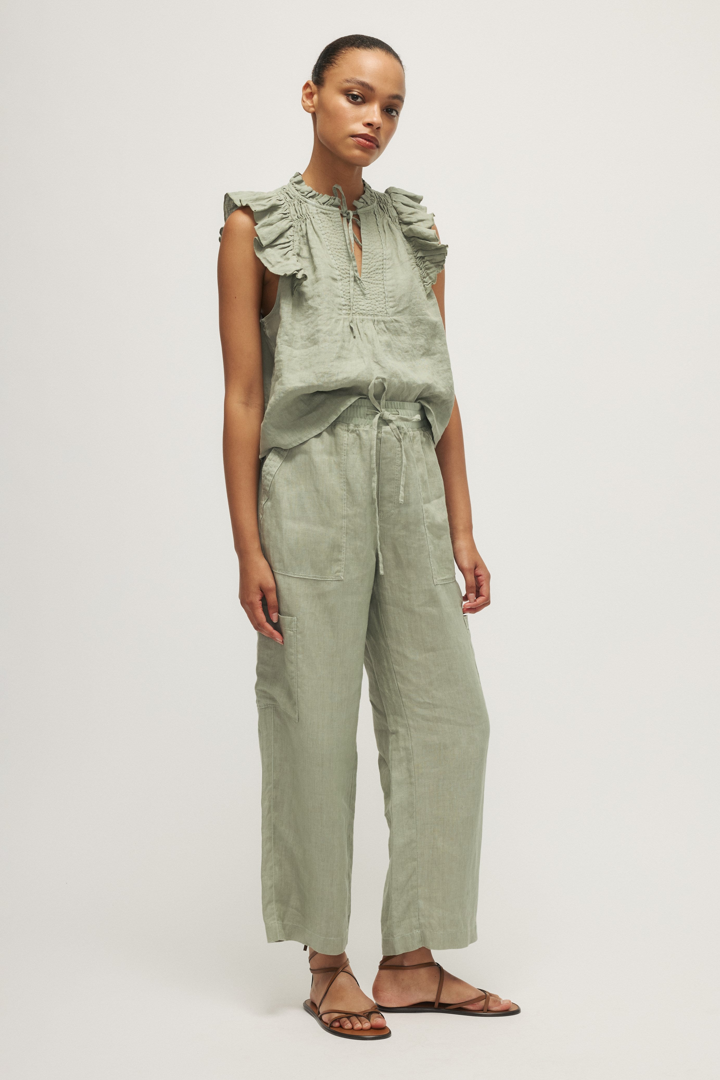 REN TOP-Soft khaki