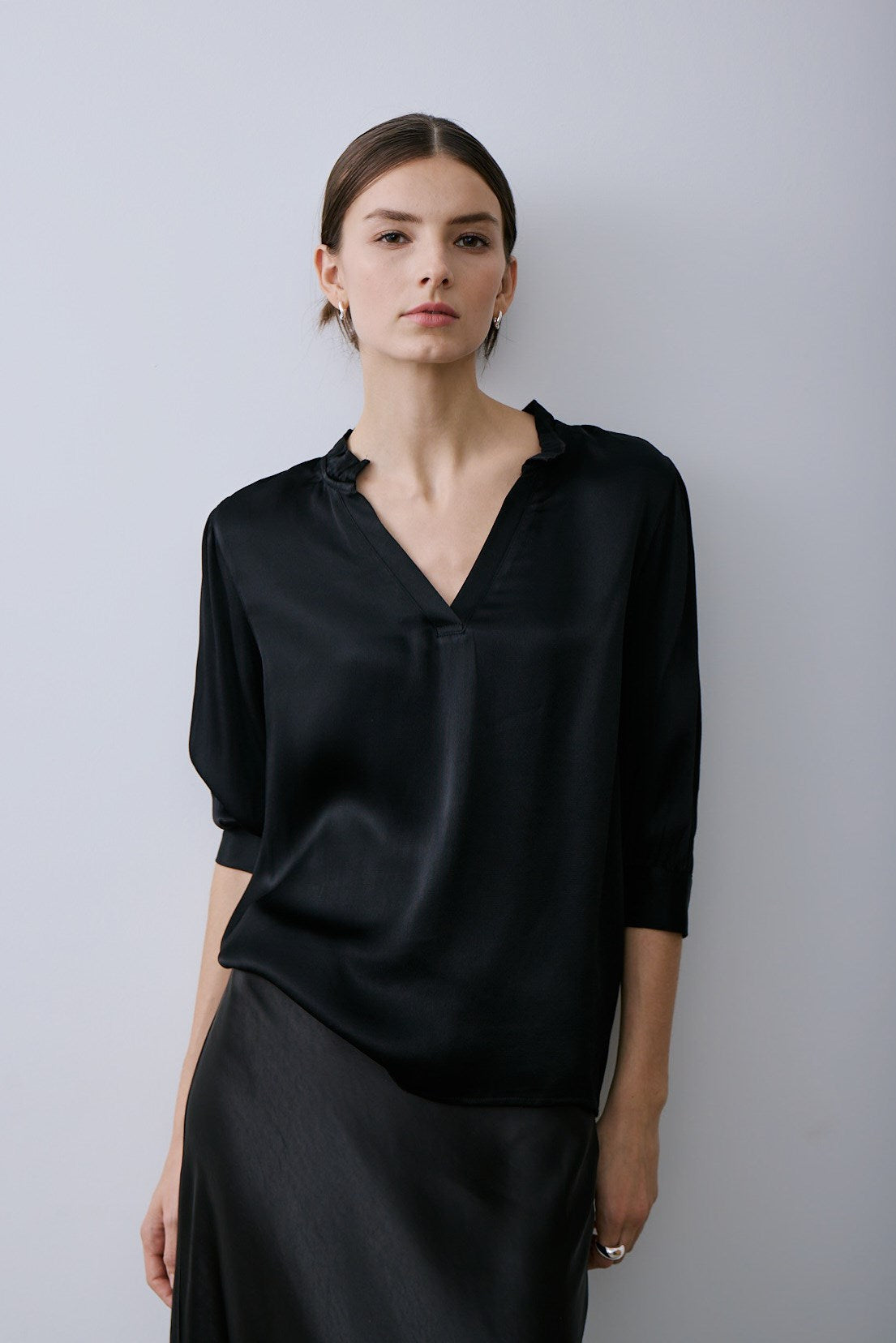 ROSEMARY BLOUSE-Noir