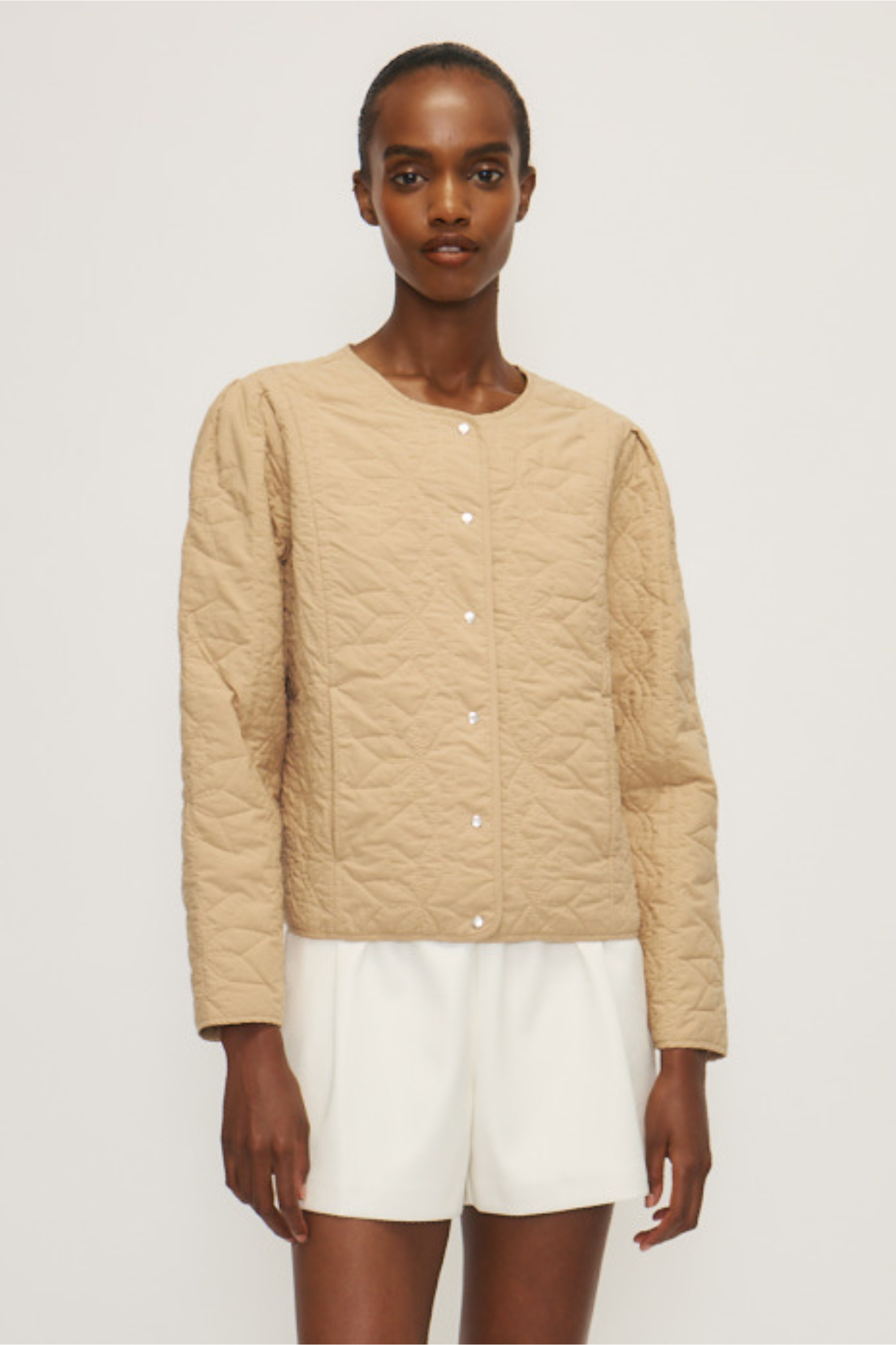SOLEI VESTE - Marron clair