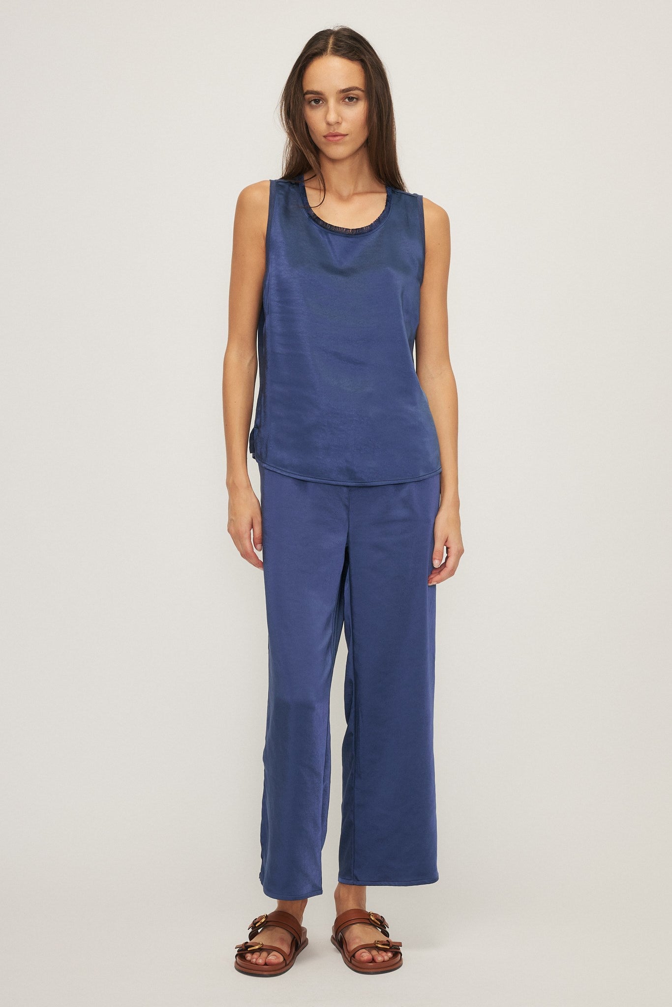 TALHA PANT-Summer navy