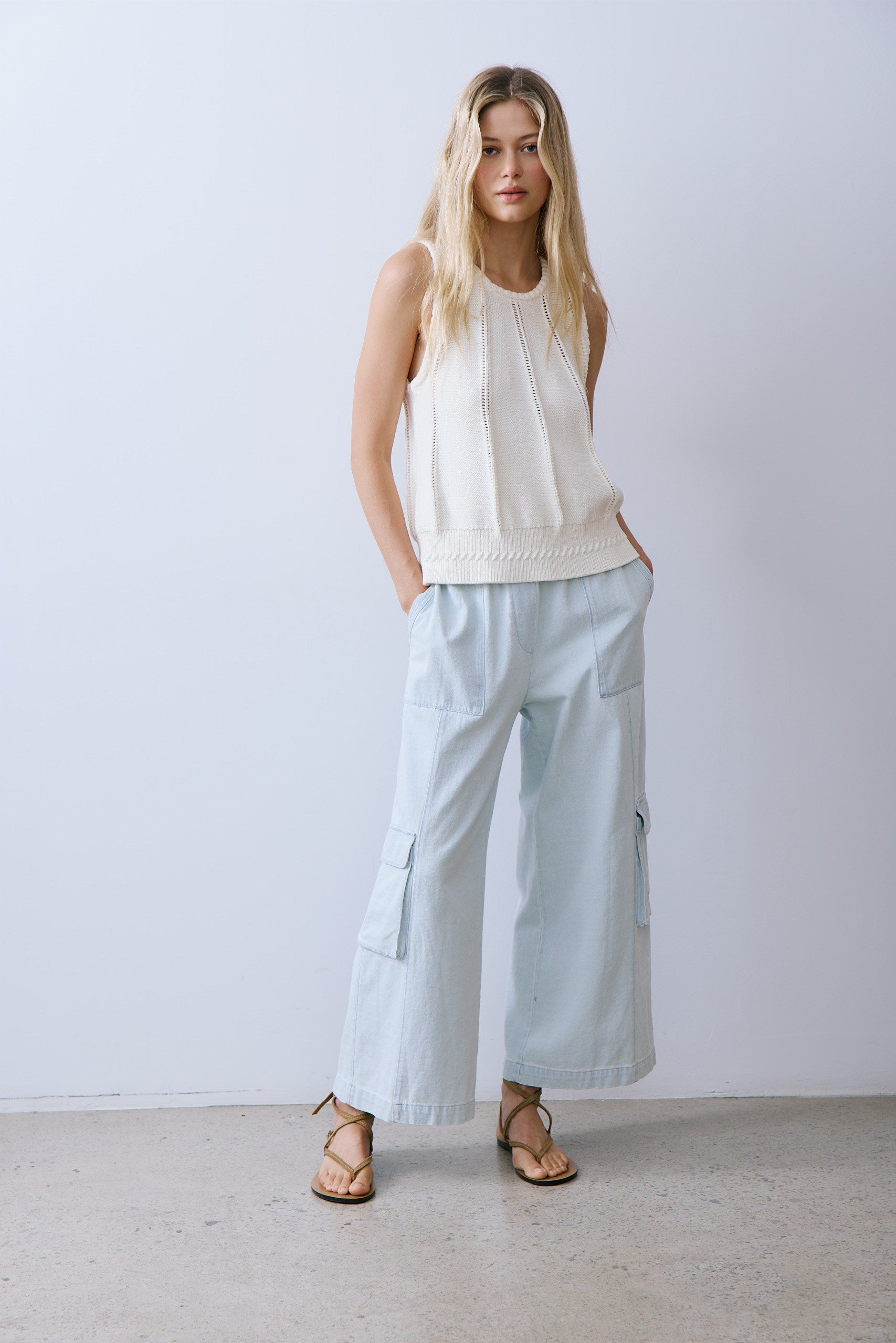 VALE PANT-Super bleached