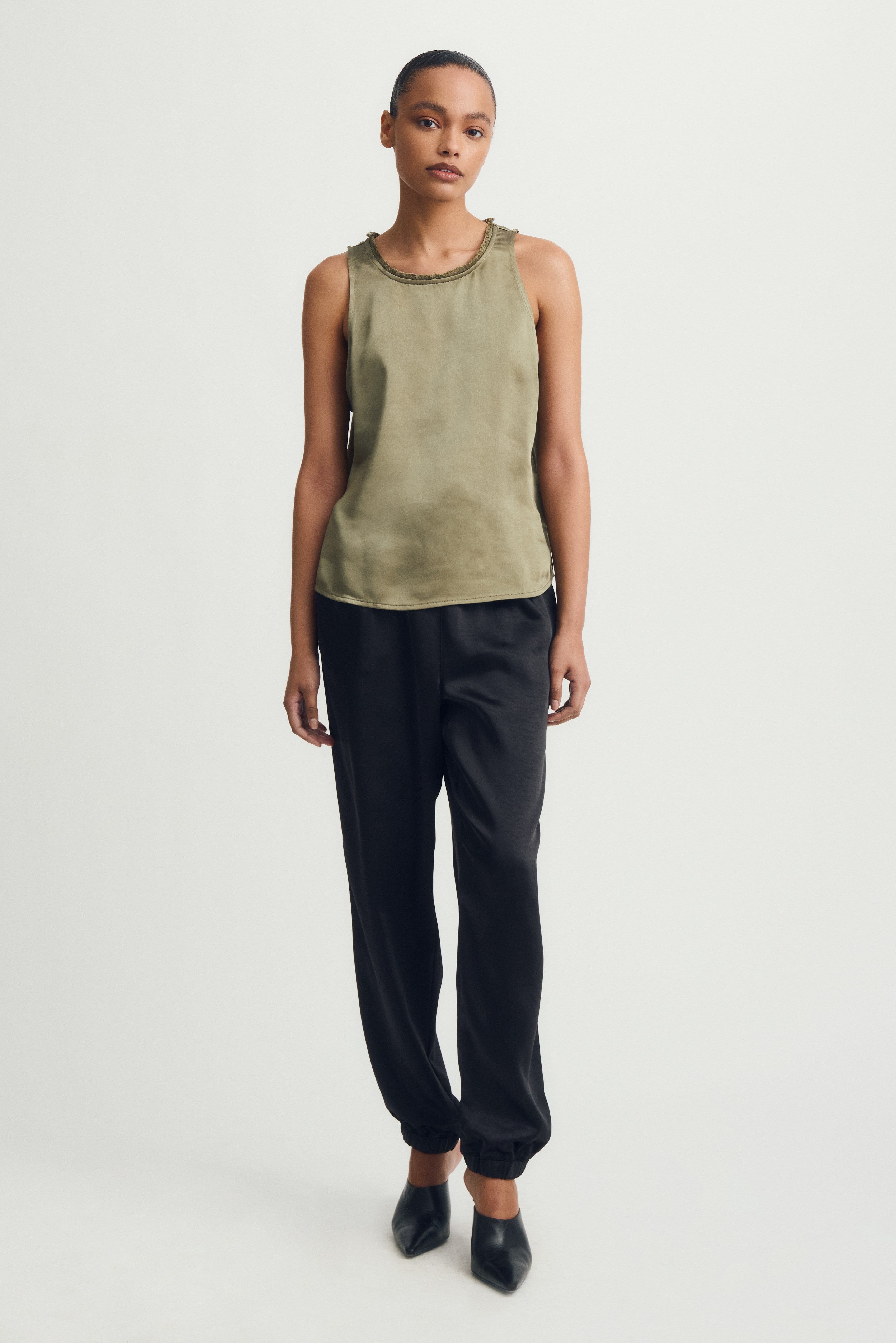 VITA TANK TOP-Dk khaki