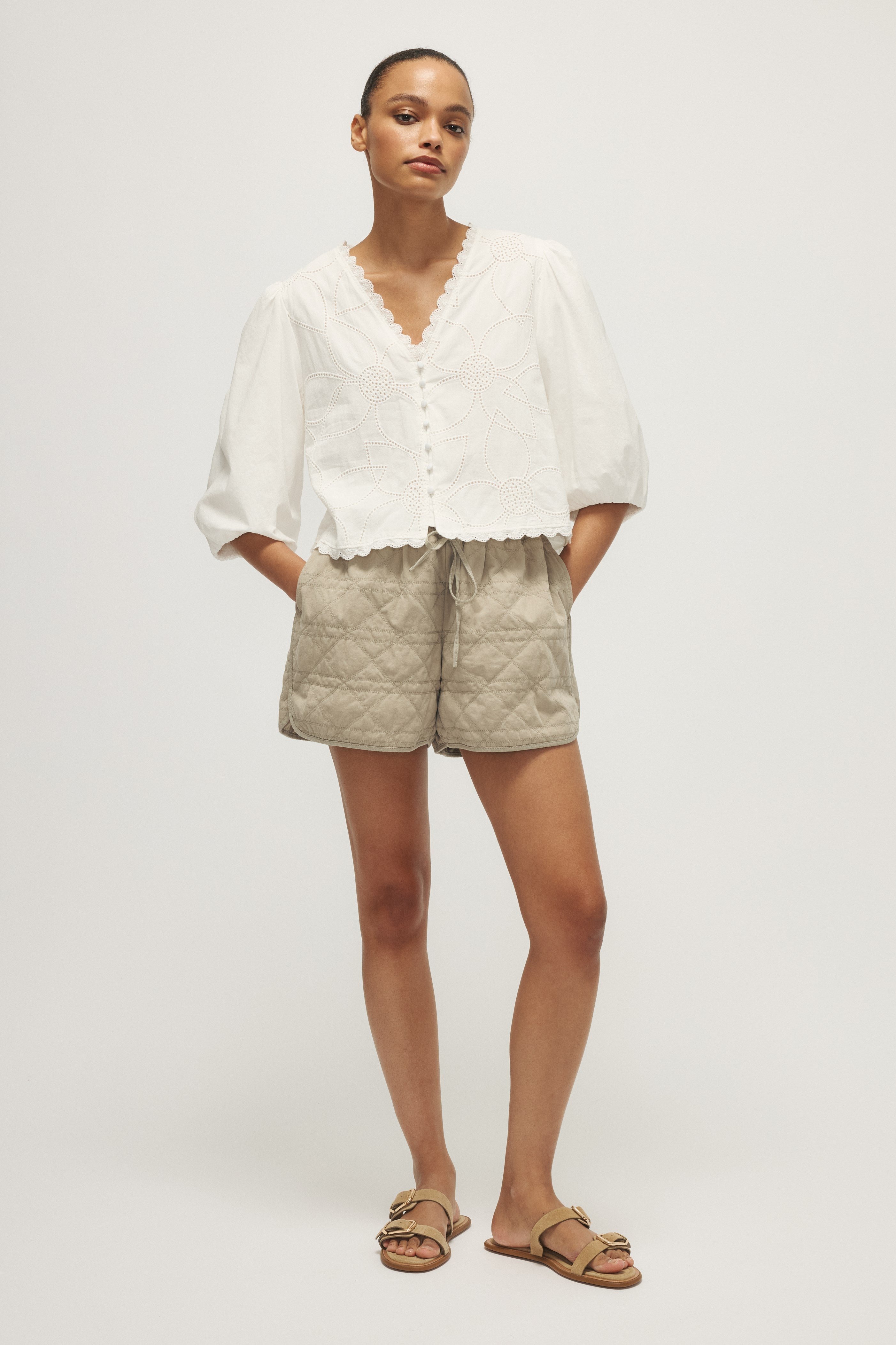 ZAHRA TOP-Off white