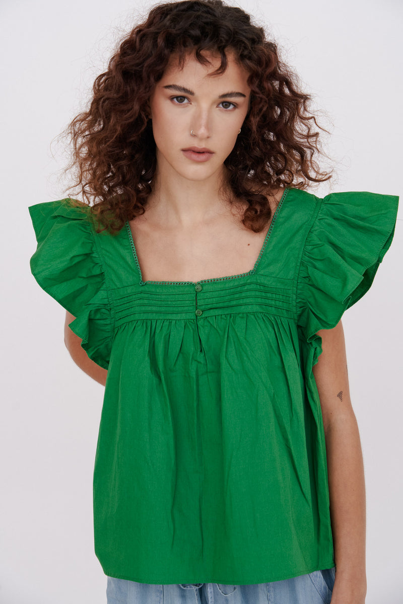 Alana green top