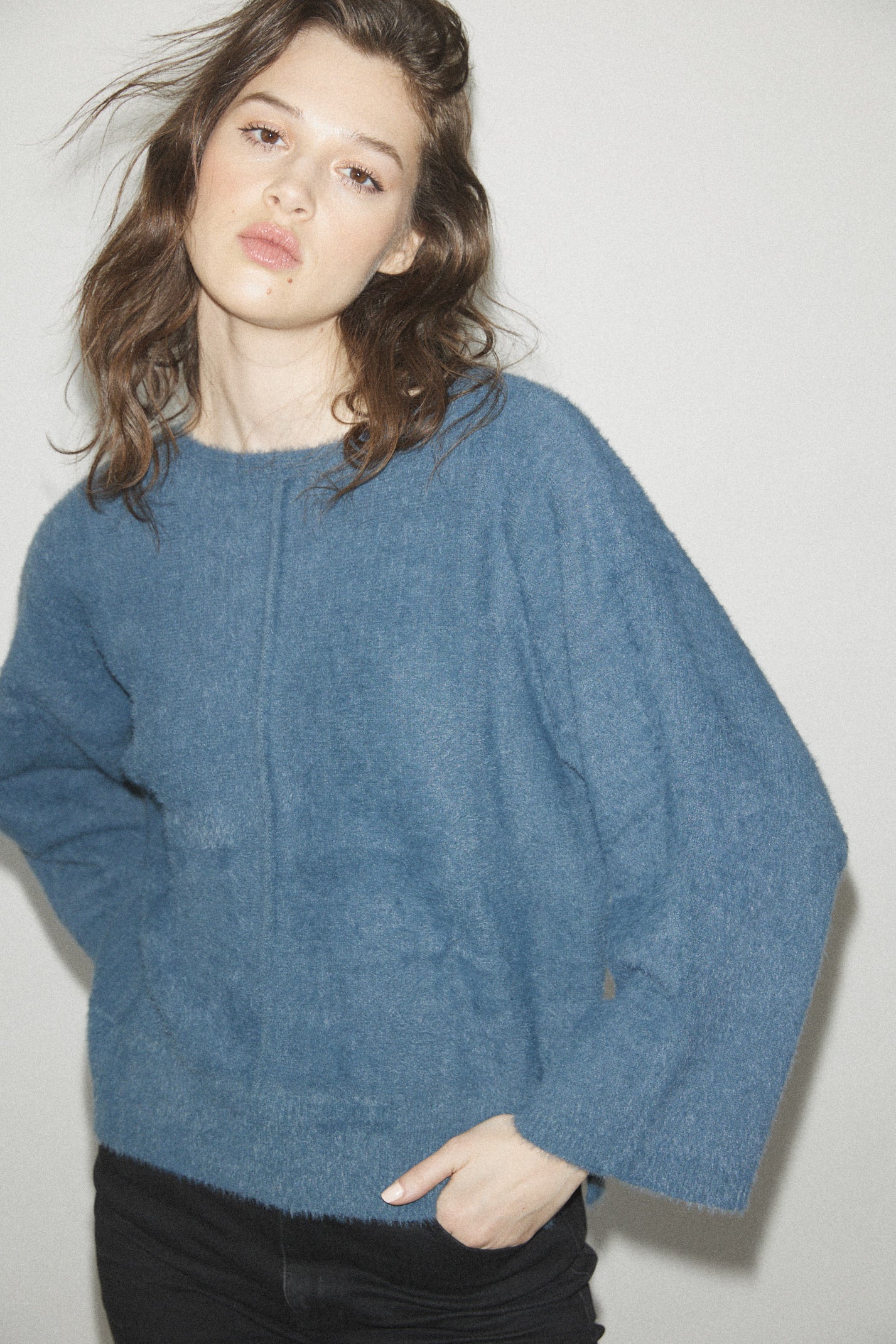 Caissa teal sweater