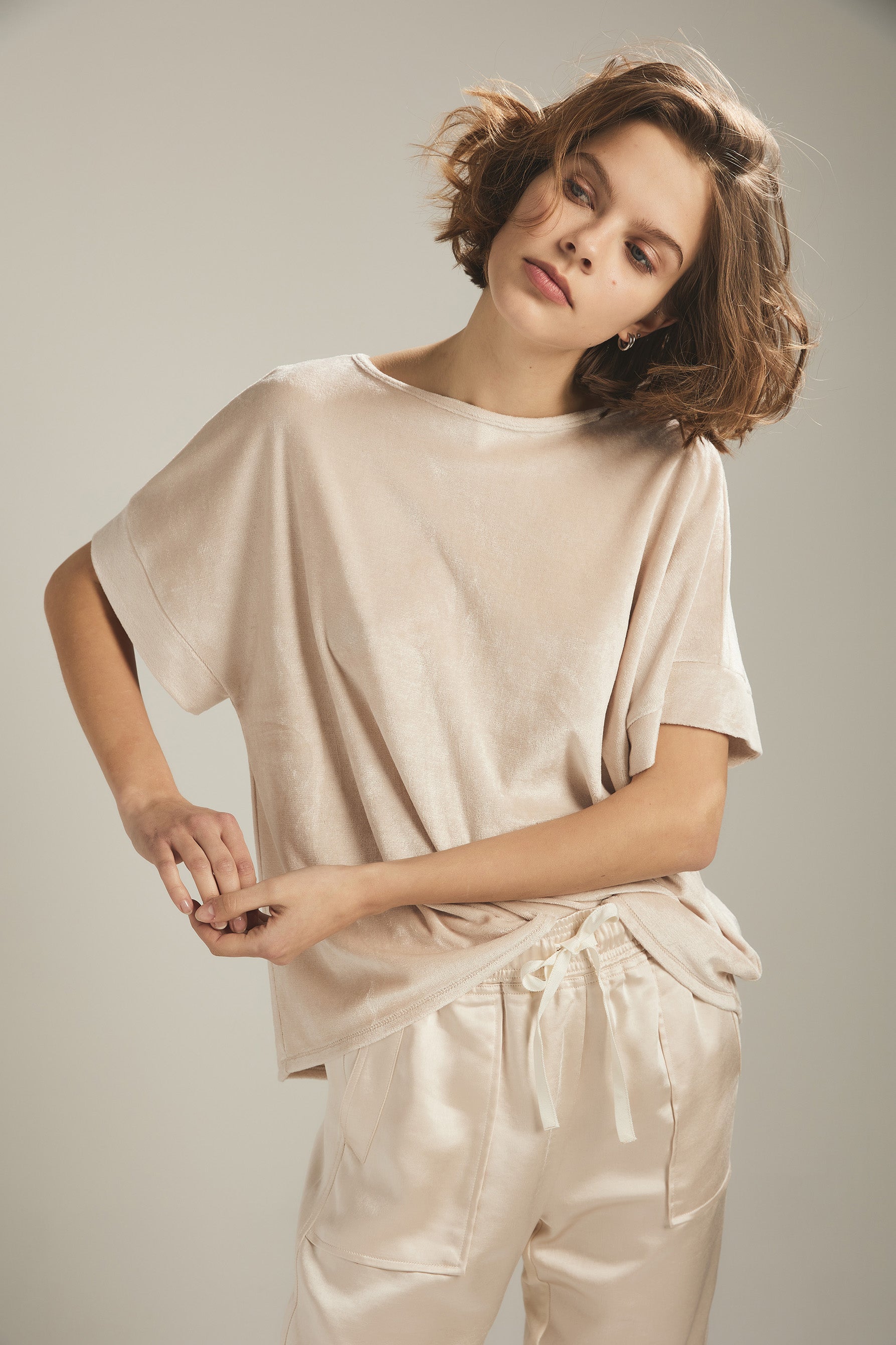 Roxanne tee lt Beige